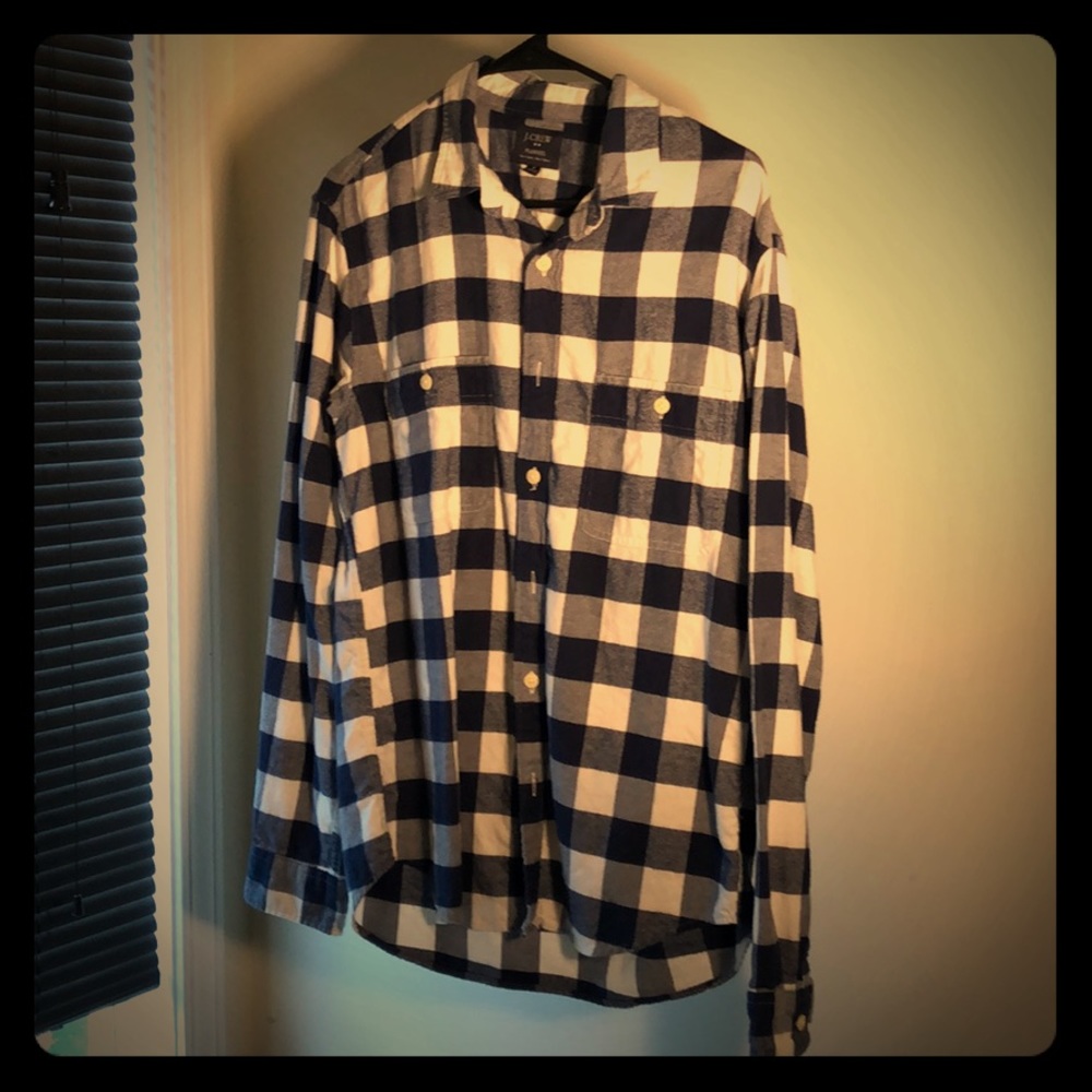J. CREW Flannel Shirt - Medium